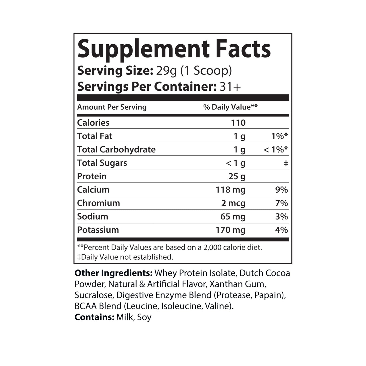 Whey Isolate Protein Digestive Enzyme Blend (out of stock)