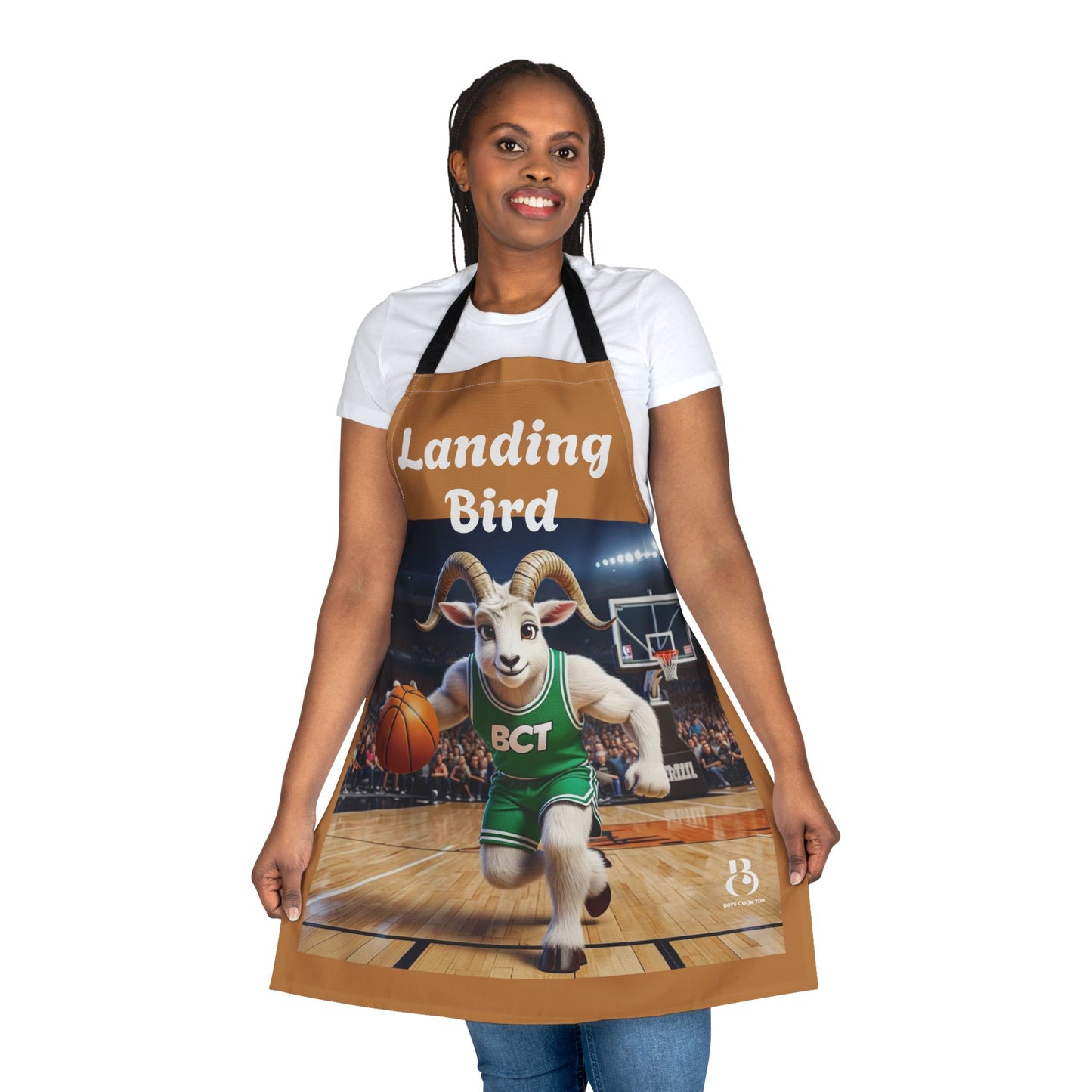 Landing Bird Basketball Goat Apron
