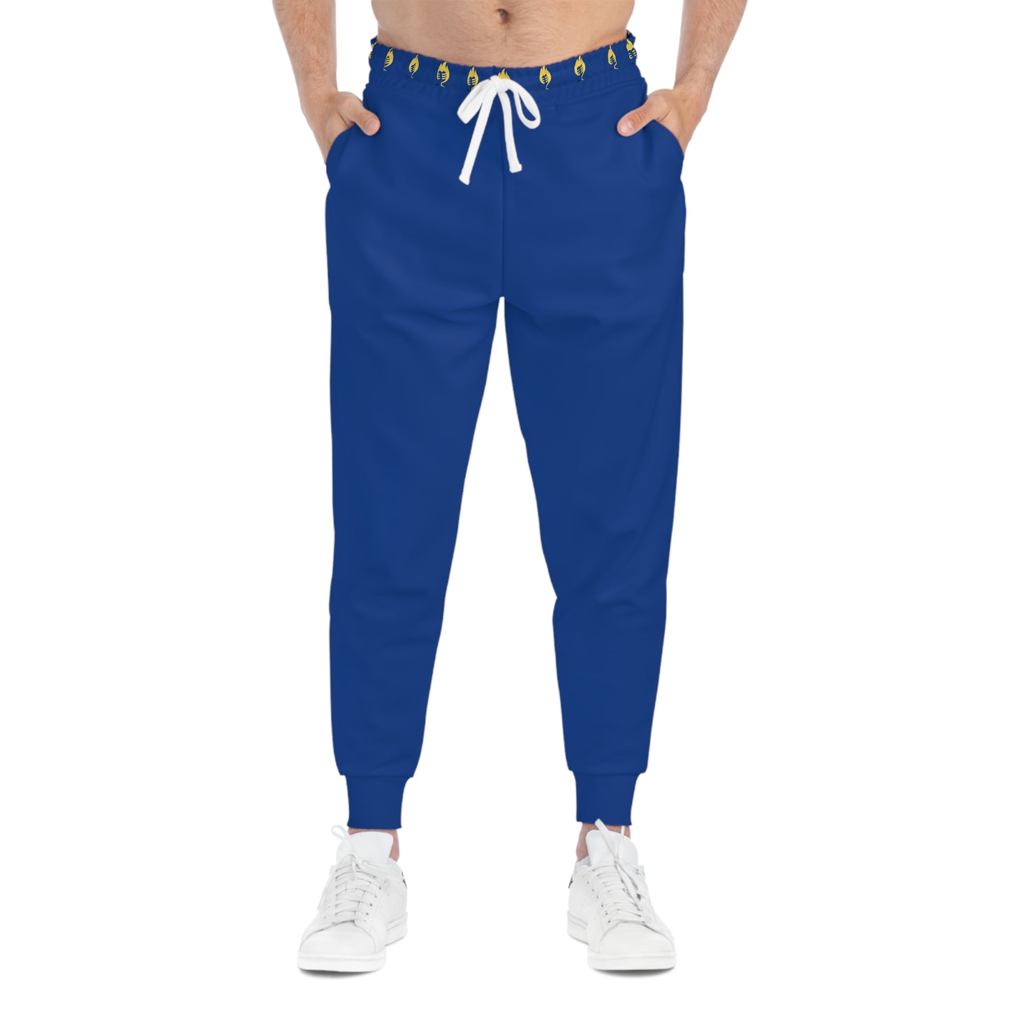 Mic on Fire Athletic Joggers, Blue