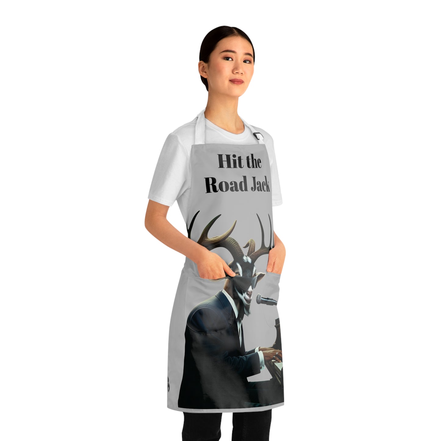 'Hit the Road Jack' Piano-Playing Goat Apron