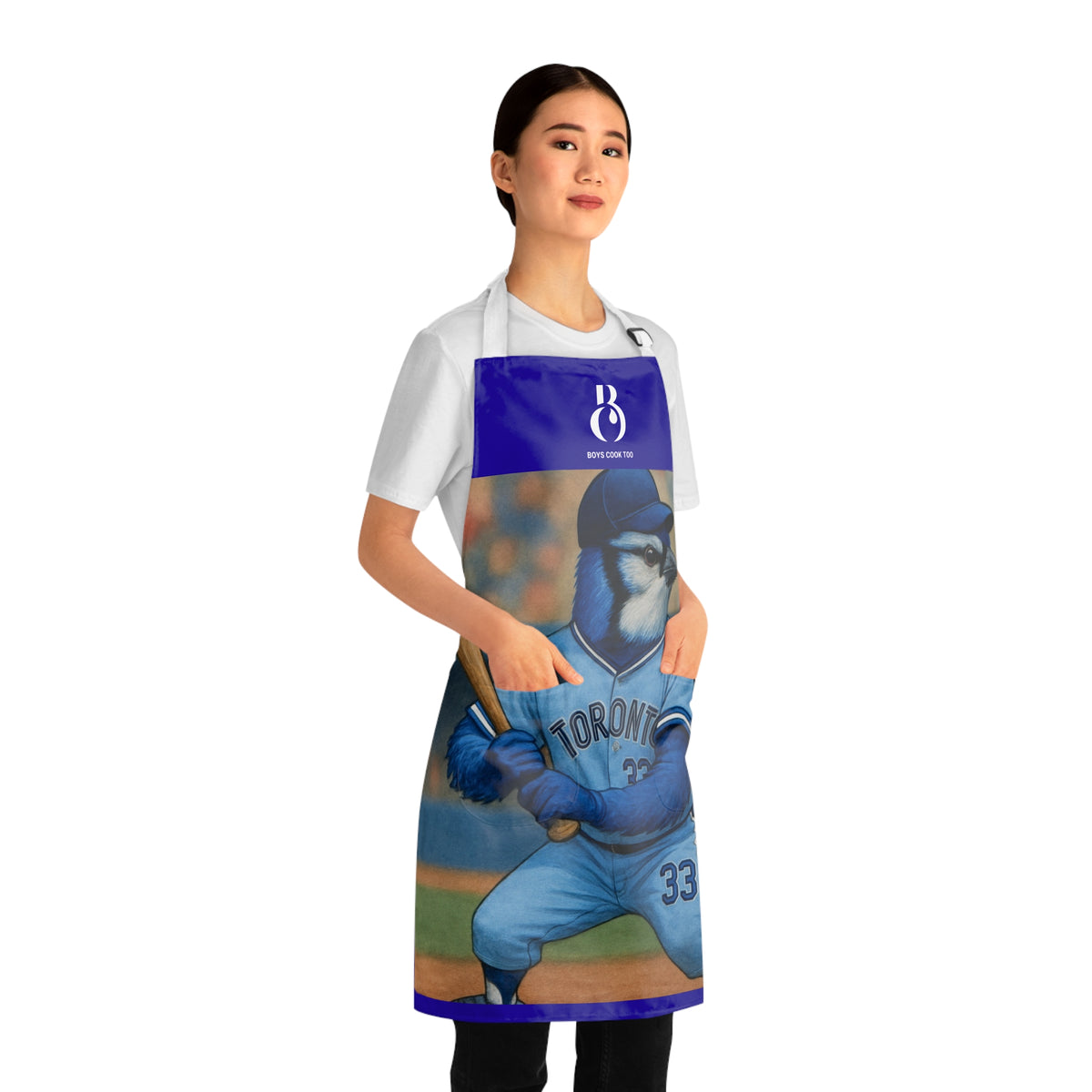 Baseball Blue Jay Apron — Toronto Team Batter Design
