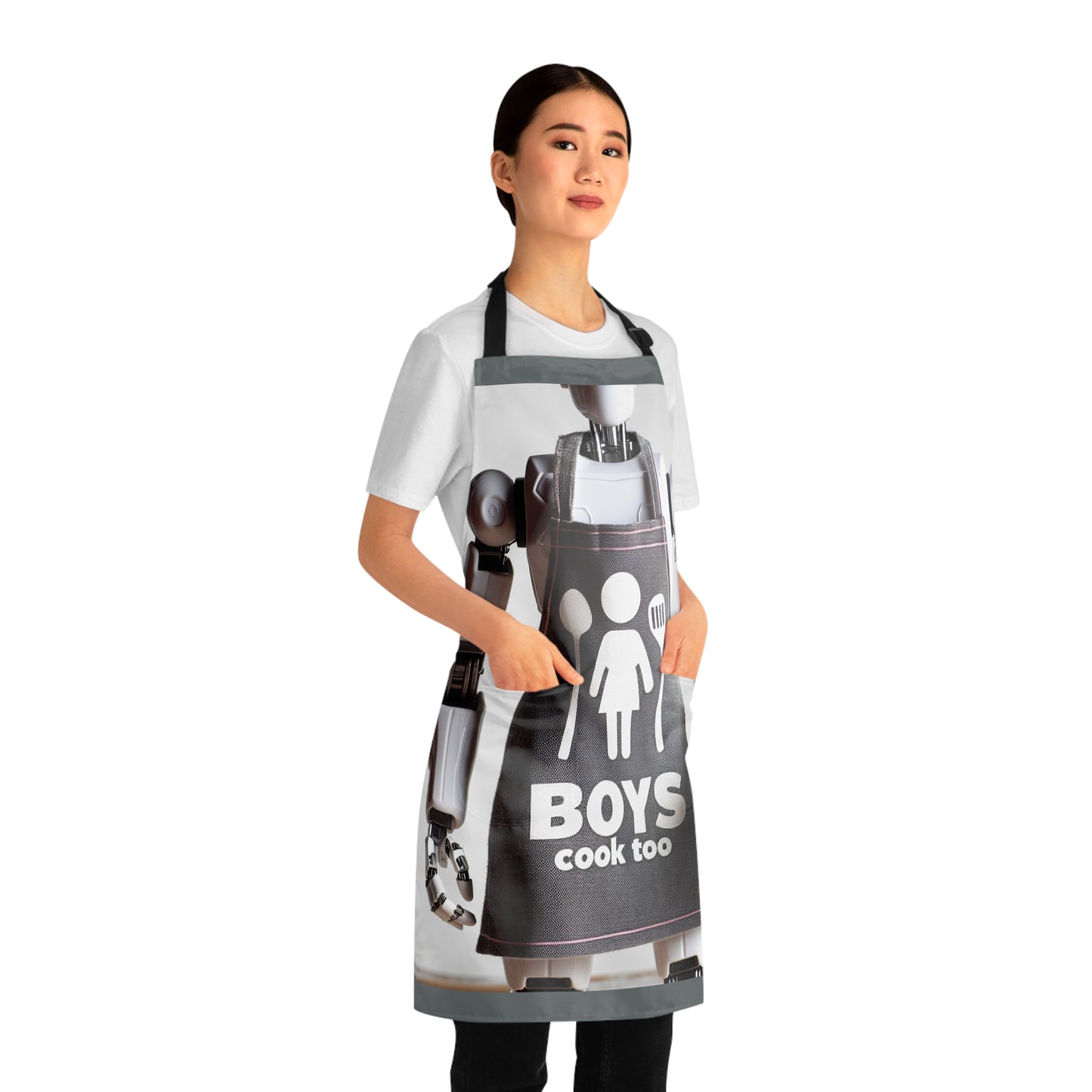 Tech Goat Robot Chef Apron