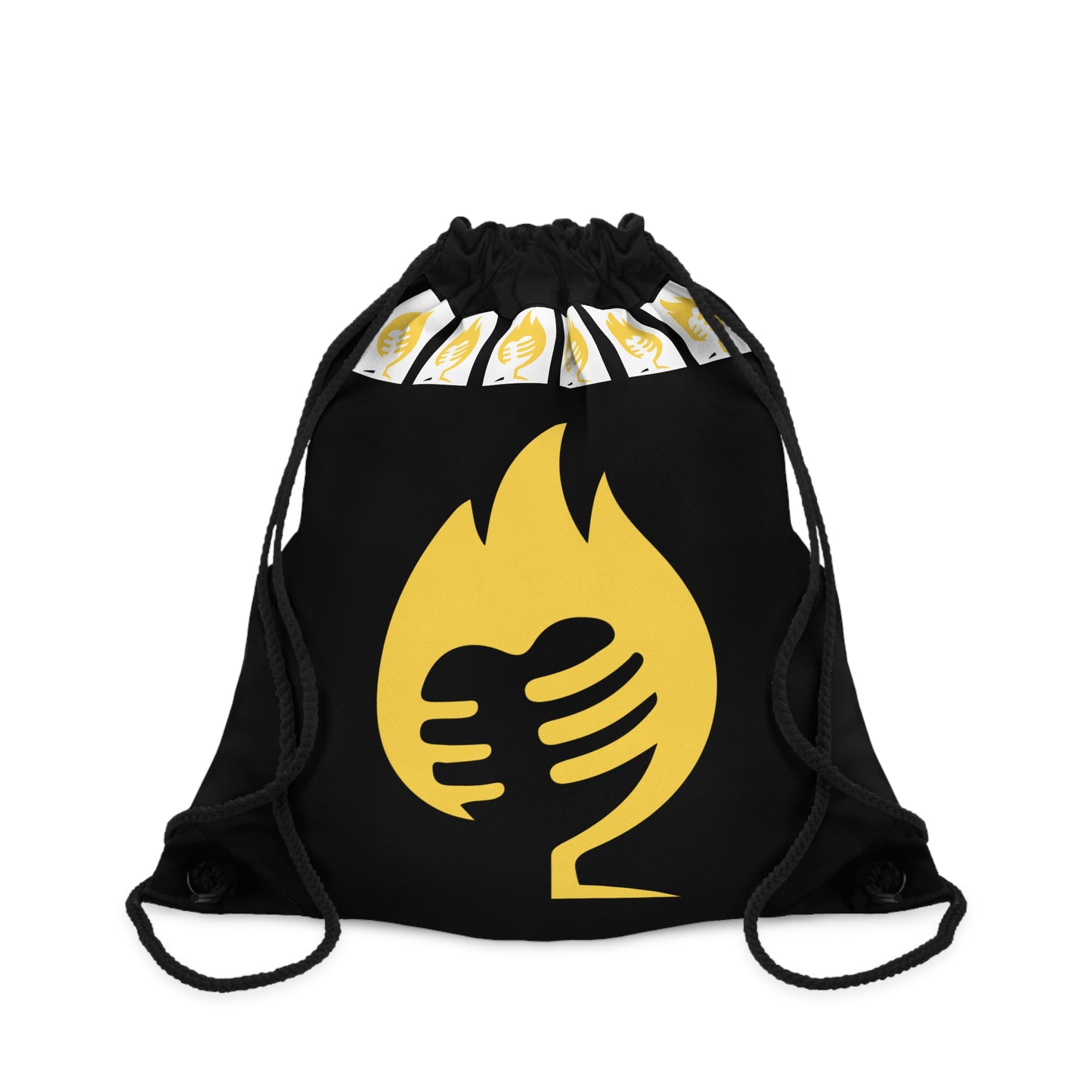Mic on Fire Drawstring Everyday Bag