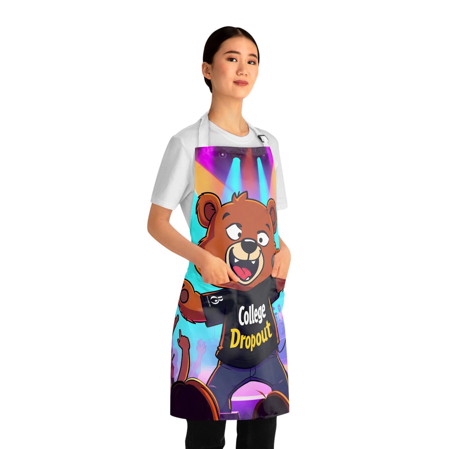 "College Dropout" Music Lovers & Grads Apron