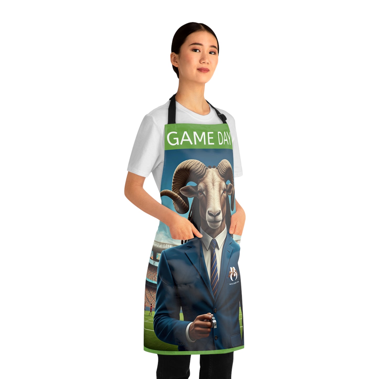 Coach Goat Game Day Apron