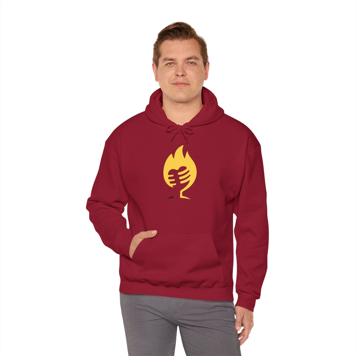 Sport These 'Mic on Fire' Hooded Sweatshirts (Multiple Colors)