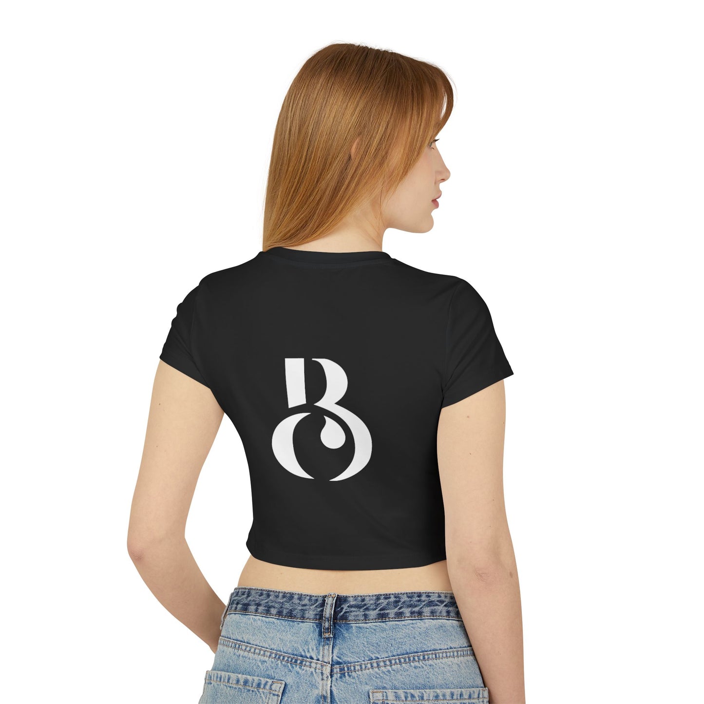 Crop Tee - Cute Casual Top for Food Lovers