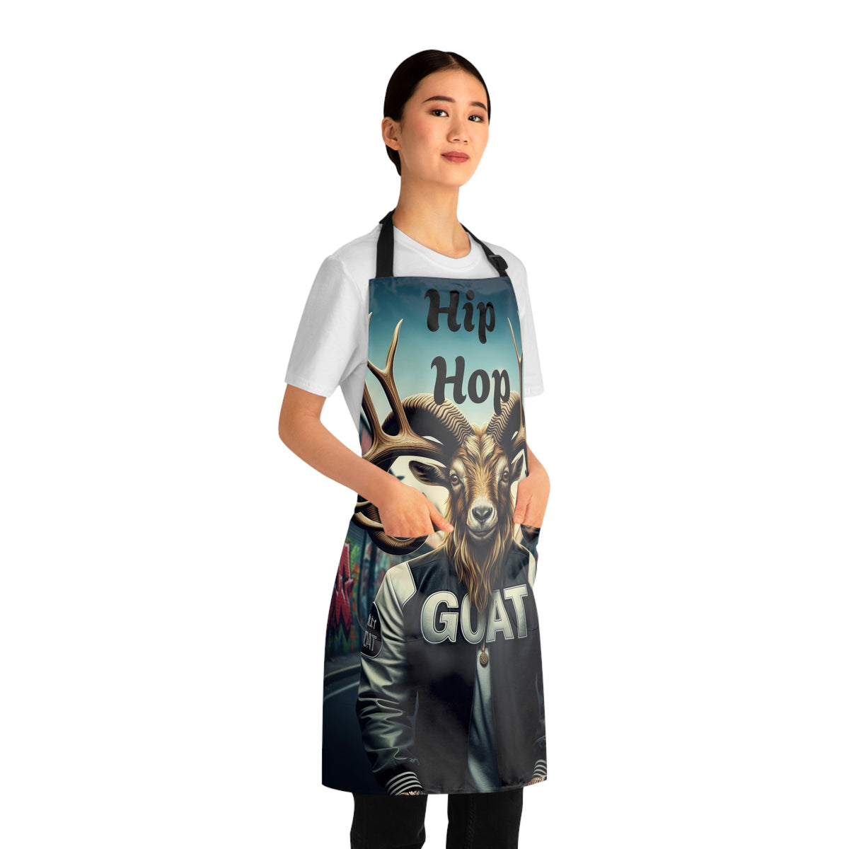 Hip Hop GOAT Urban Graffiti Music Apron