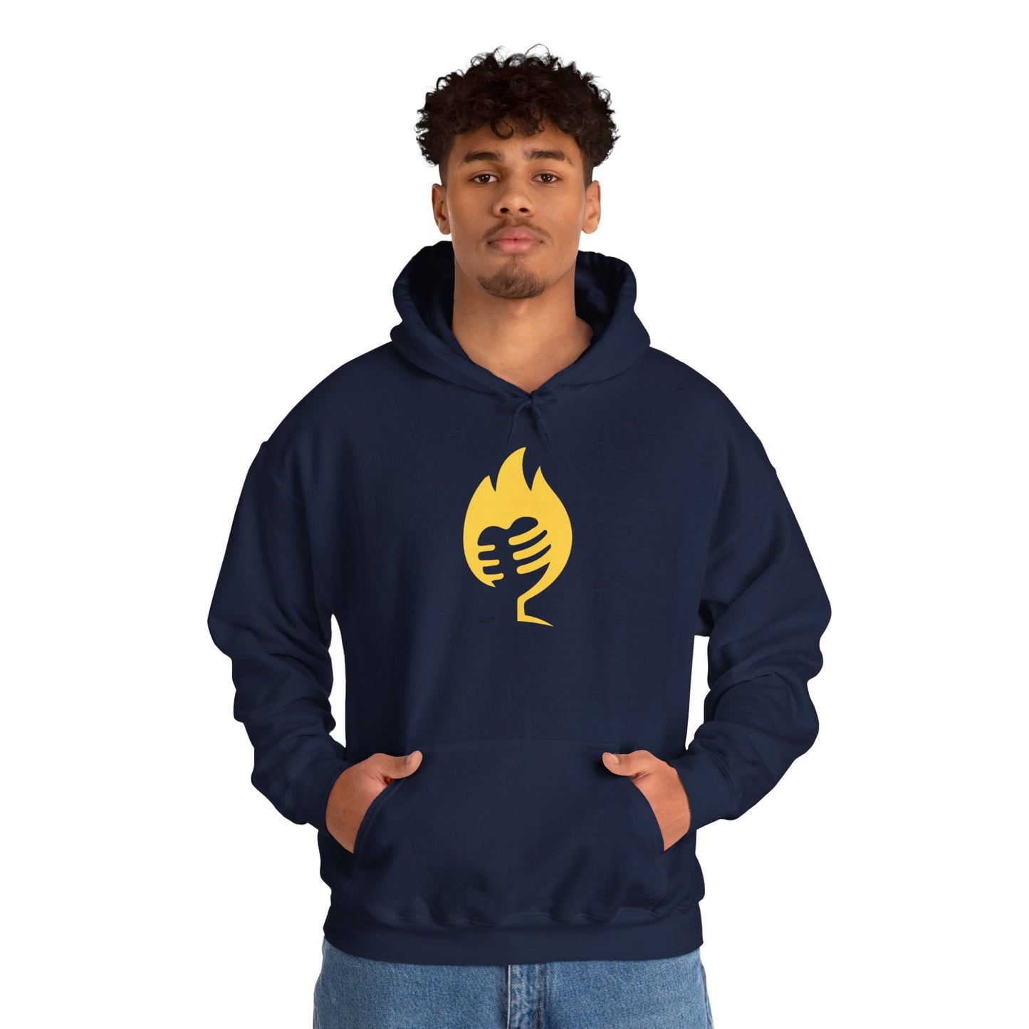 Sport These 'Mic on Fire' Hooded Sweatshirts (Multiple Colors)