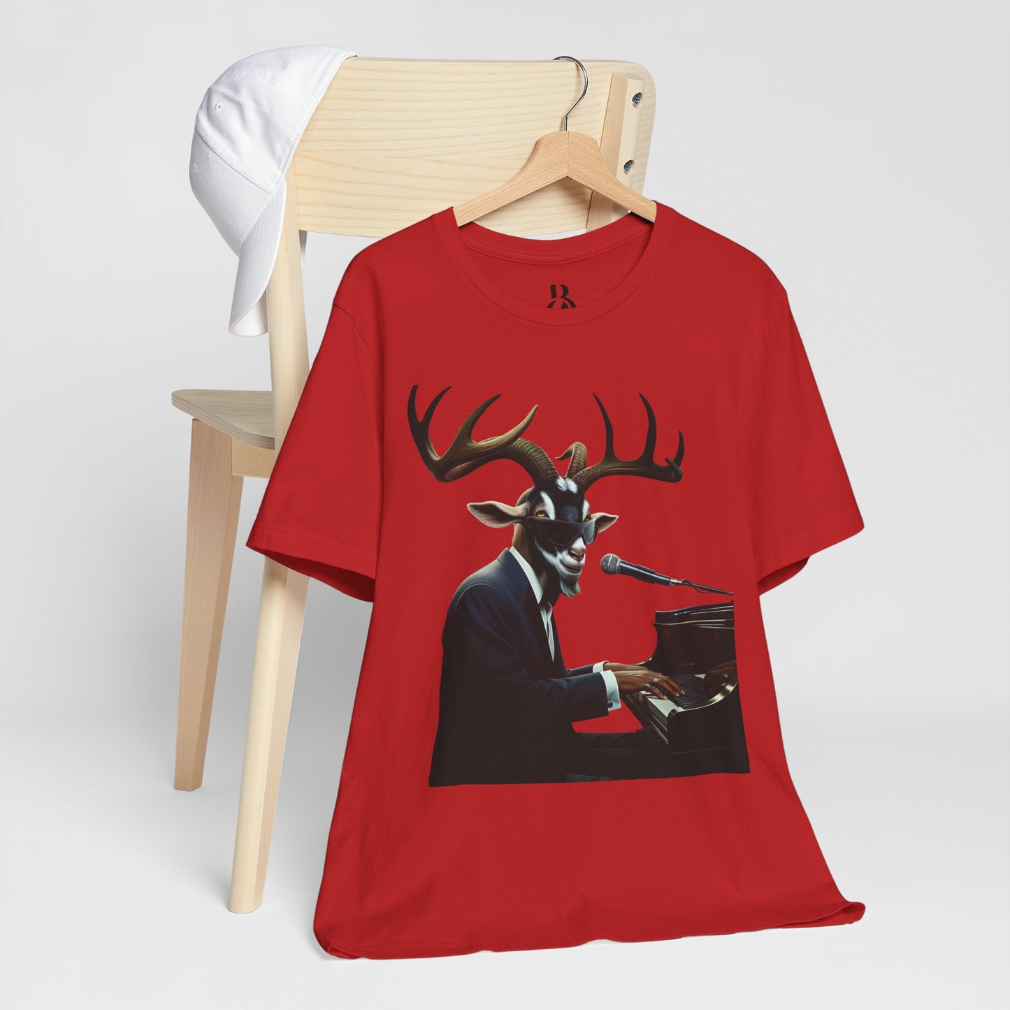 Piano-Playing Goat T-shirt