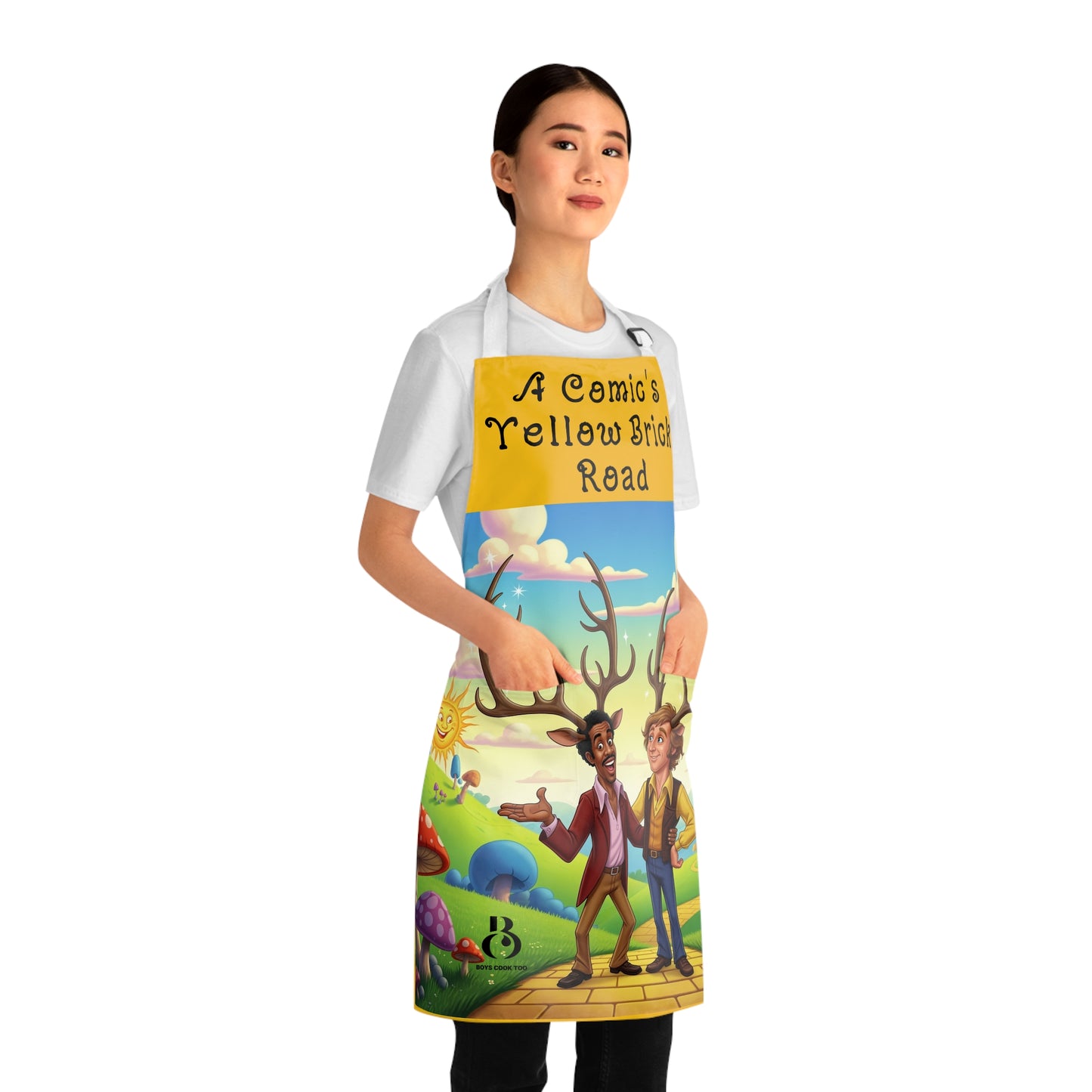 'A Comic's Yellow Brick Road' Comedy Goats Apron