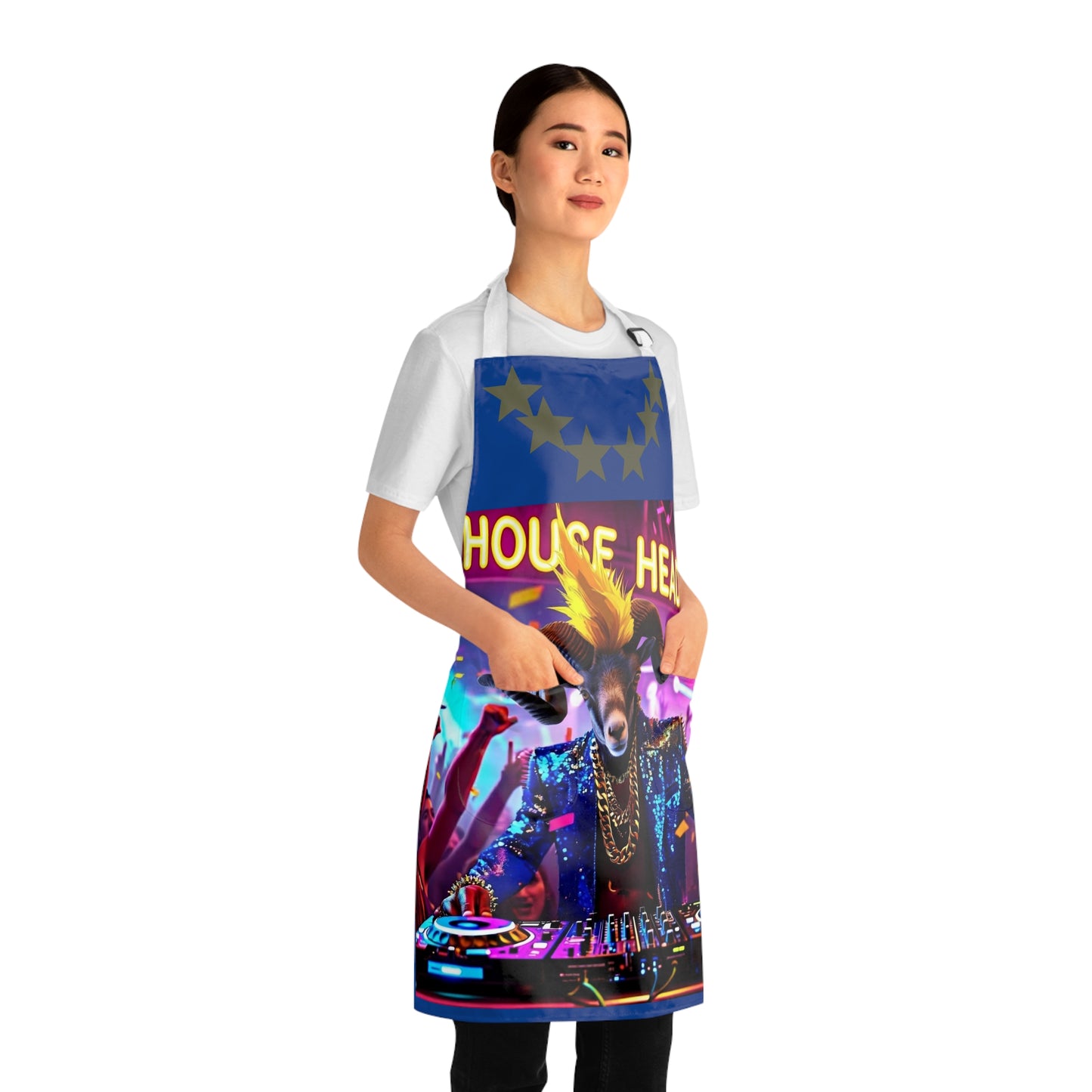 House Heads DJ Goat Party Apron