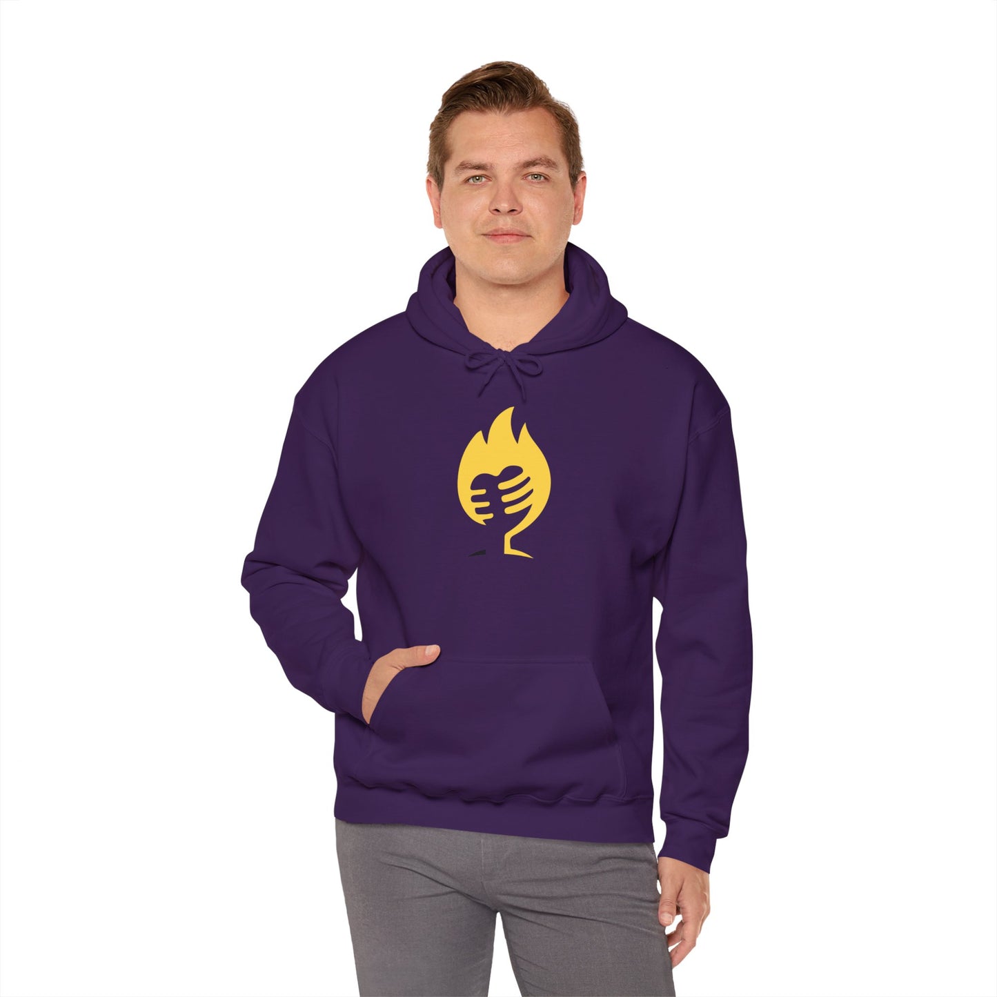 Sport These 'Mic on Fire' Hooded Sweatshirts (Multiple Colors)