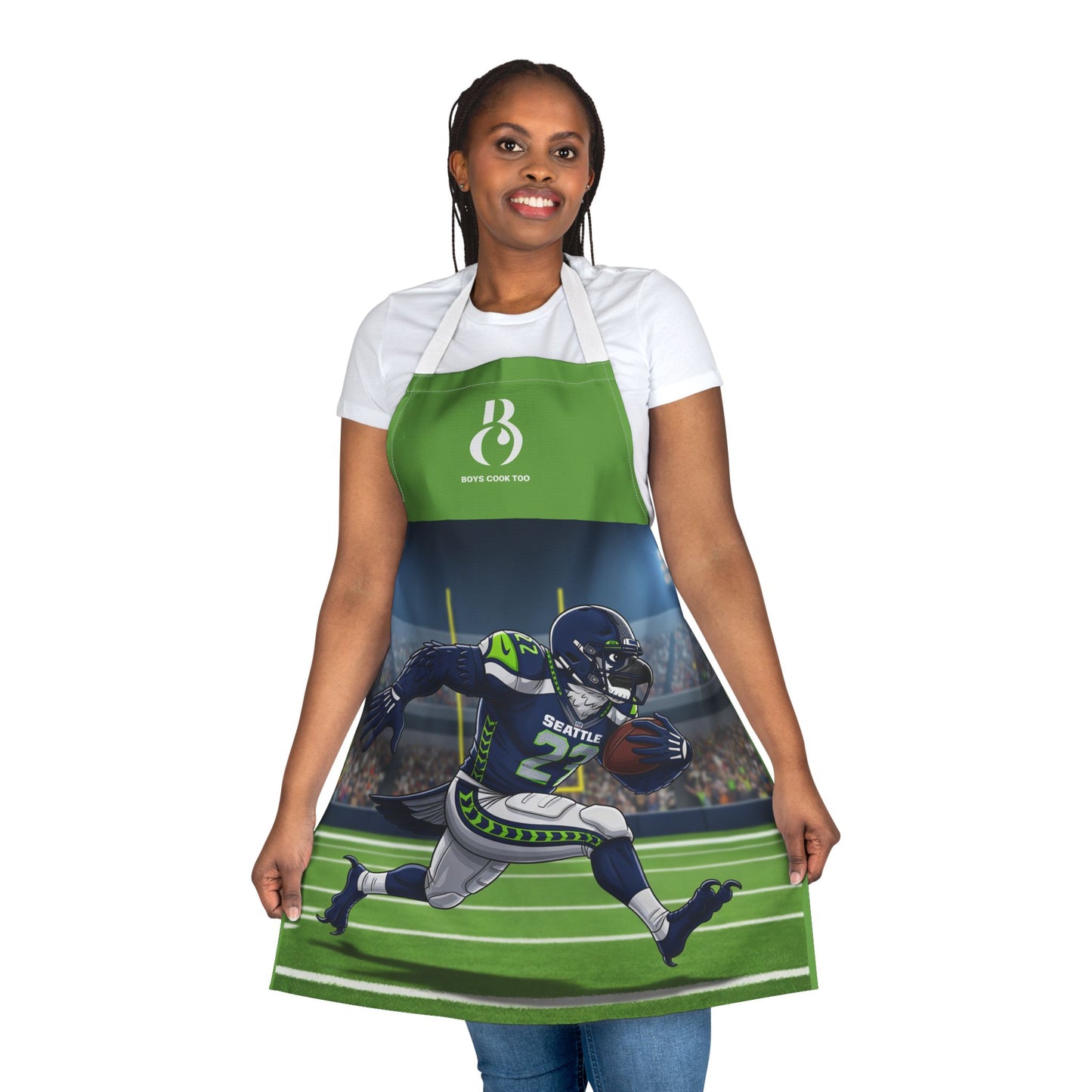 Seattle Football Seahawks Running Back Cooking Apron