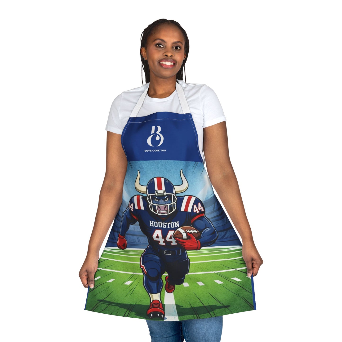 Houston #44 Football Runner Chef Apron
