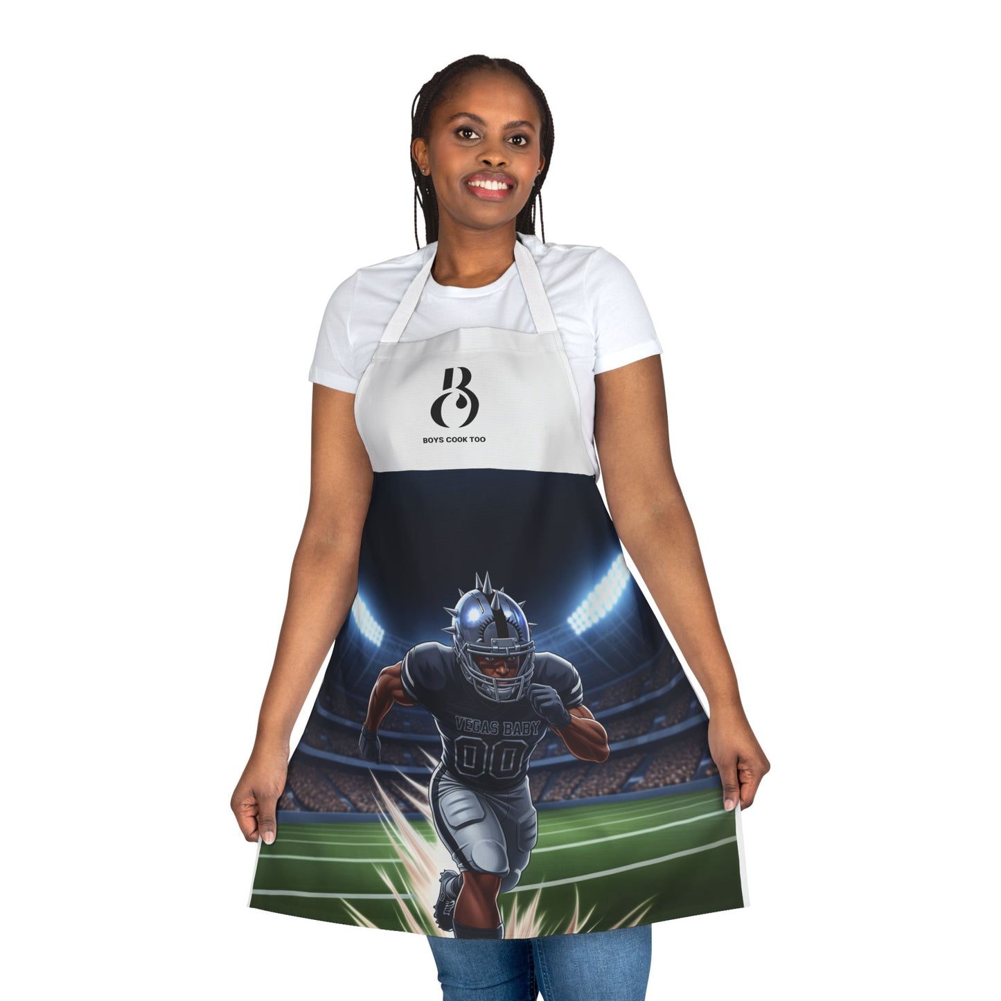"Vegas Baby" Football Player Game Day Cooking Apron