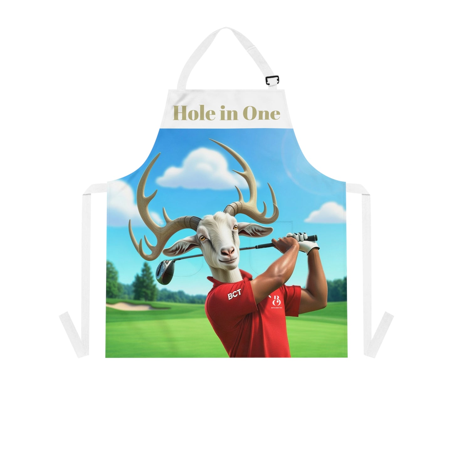 Hole in One Golf Goat Apron