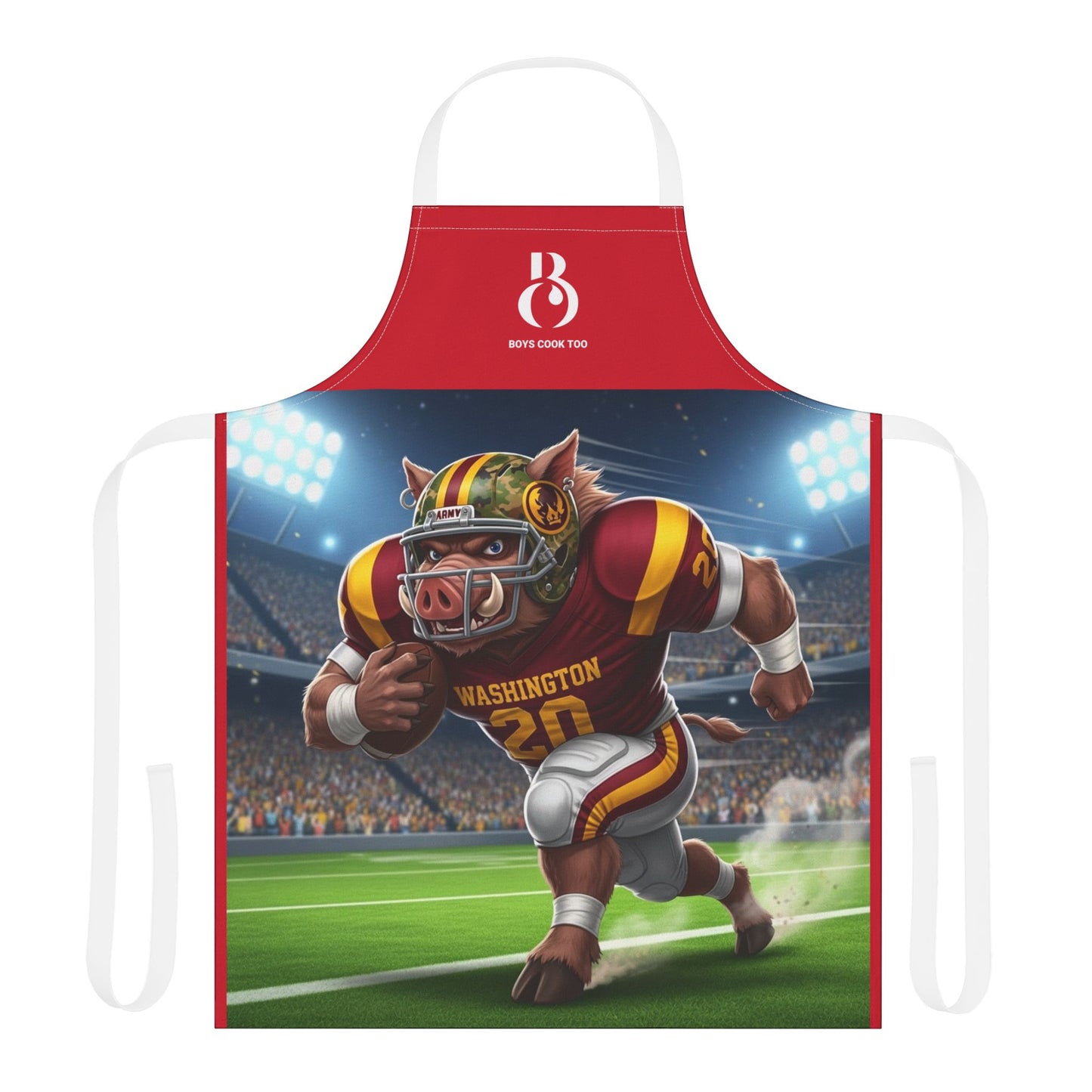 Washington Football Hog Running BBQ Apron