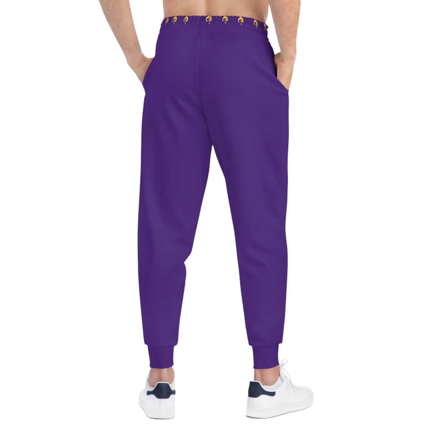 Goat Joggers, Purple & Gold