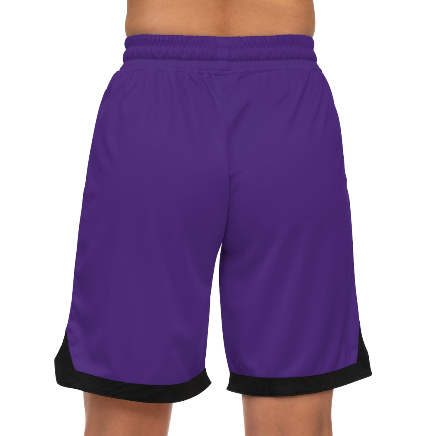 Purple & Gold Goat Basketball Shorts