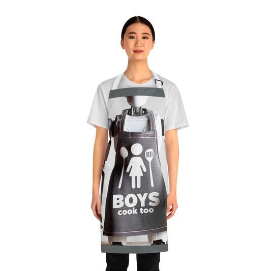Tech Goat Robot Chef Apron