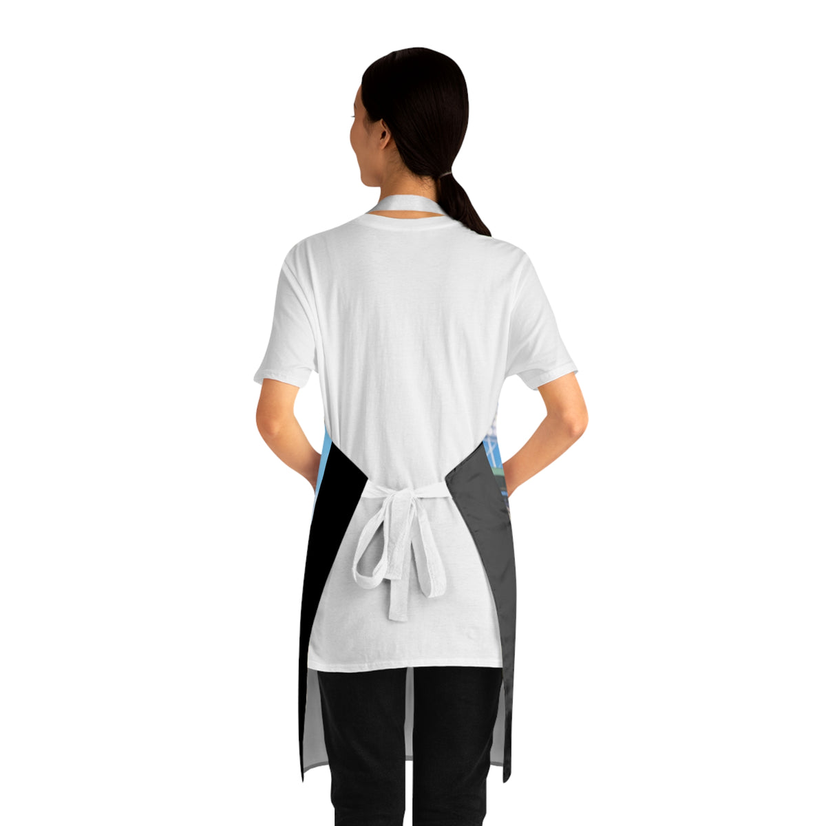 Chicago Black & White Baseball Stadium Apron