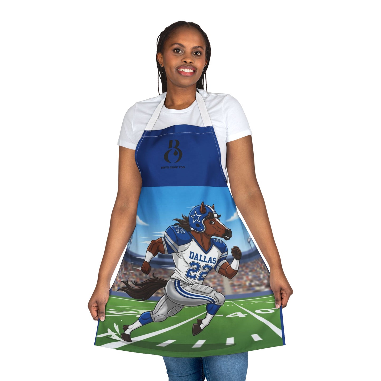Dallas Horse Football — Fan Chef Grilling Apron