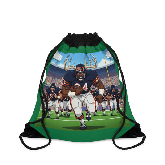 Football Goats Durable Drawstring Bags