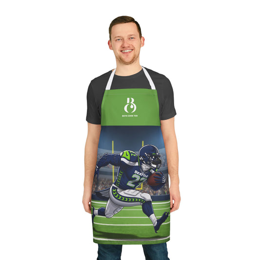 Seattle Football Seahawks Running Back Cooking Apron