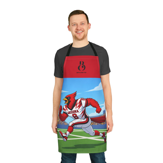 Cardinal Football Player – Arizona Team Spirit Chef Apron for Game Day