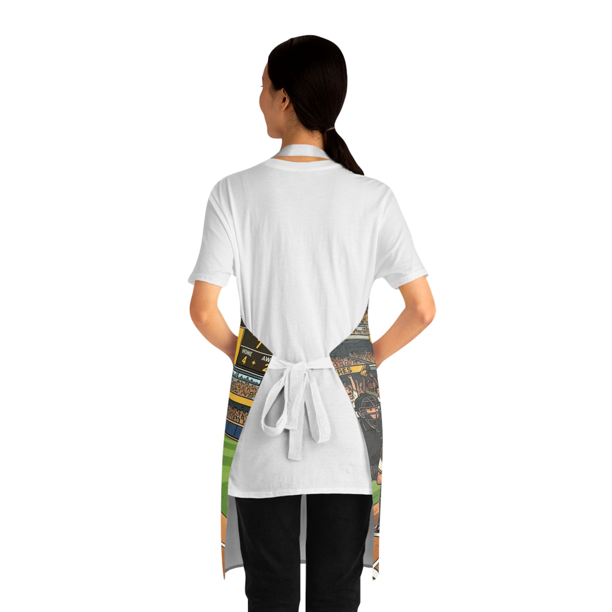 Baseball Batter with Cape Sports Cookout Apron