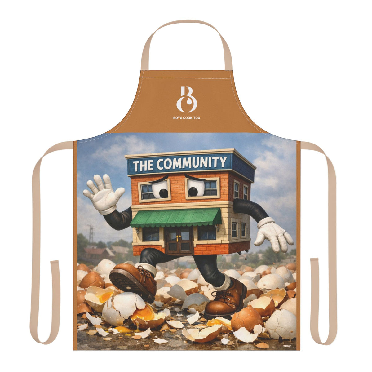 Walking On Eggshells Quirky Chef Gift Apron