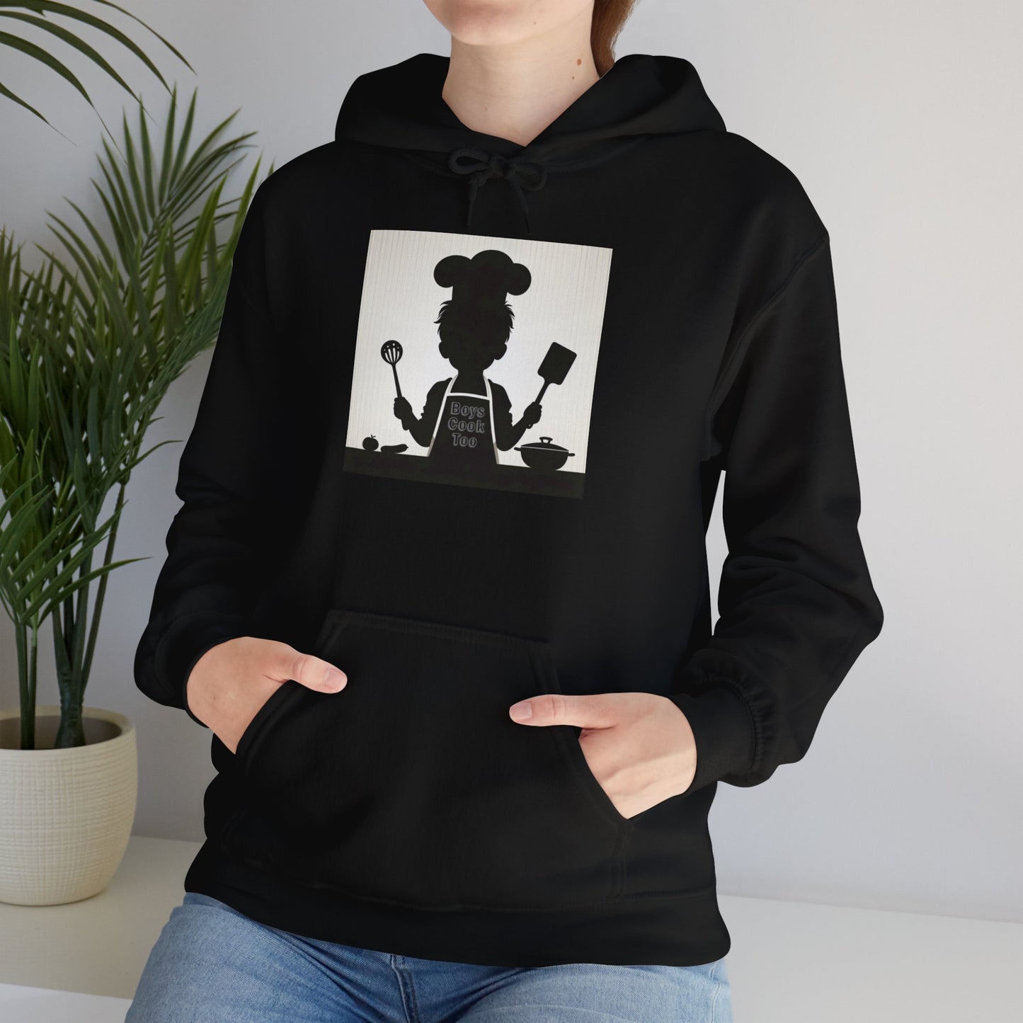 Chef Silhouette Hooded Sweatshirts - Top Pick in Select Colors