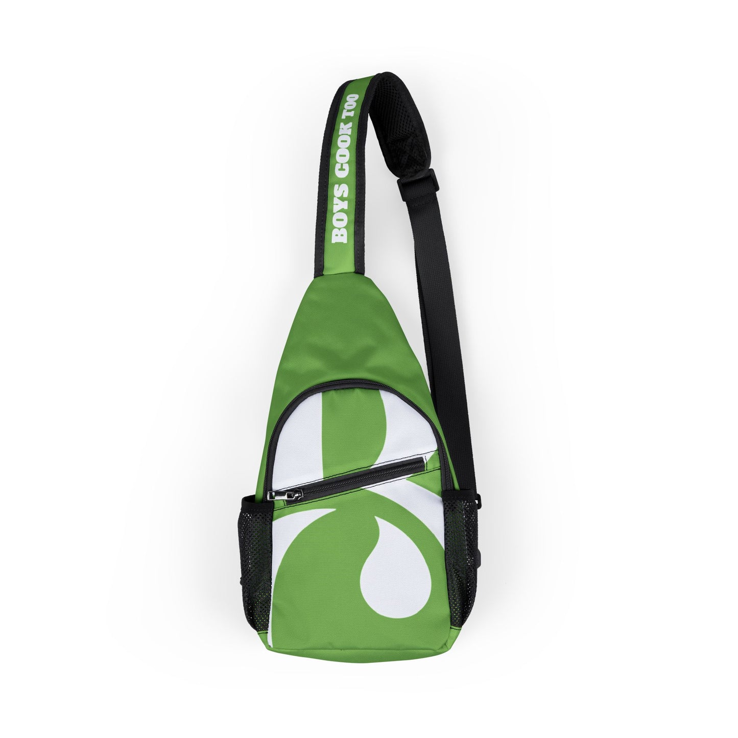 Stylish Crossbody Firm Nylon Bag - Lime