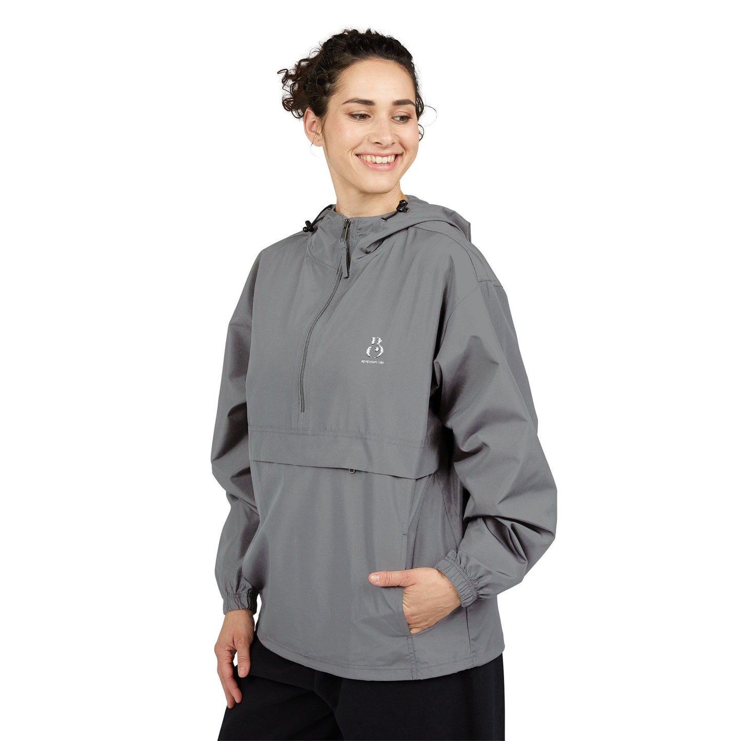 Waterproof, Hooded, Pullover Jacket — Champion Lightweight Windbreaker