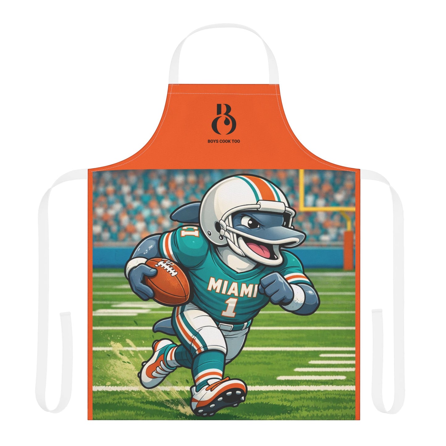 Miami Football Dolphin — Grill BBQ Chef Apron