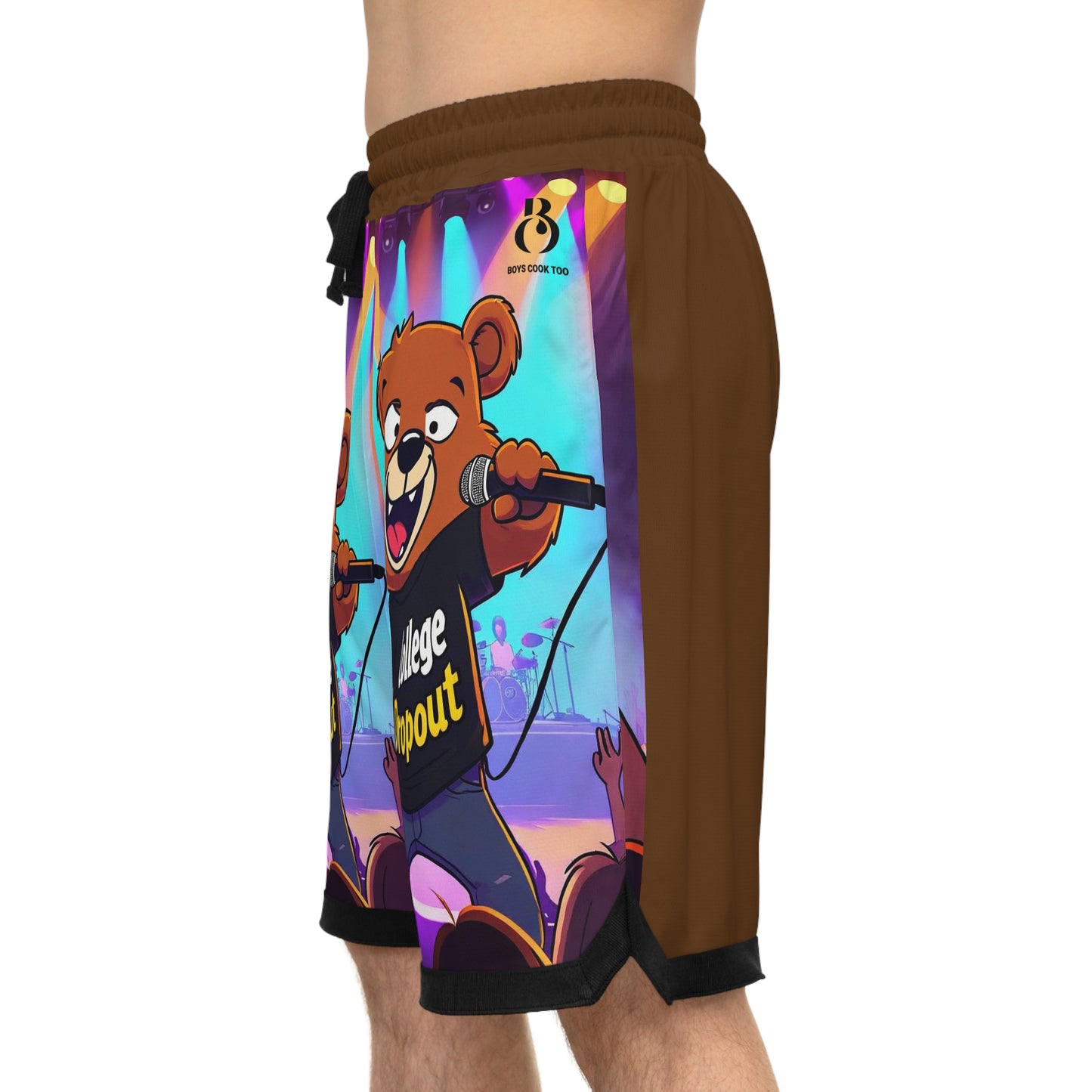 "College Dropout" Music Lovers & Grads Athletic Shorts
