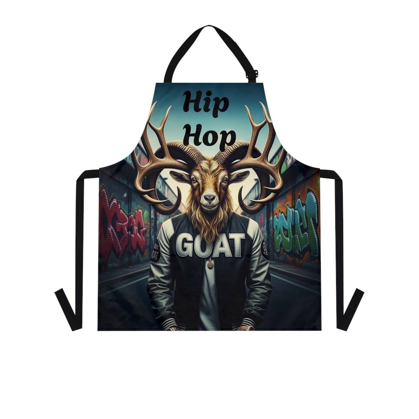 Hip Hop GOAT Urban Graffiti Music Apron