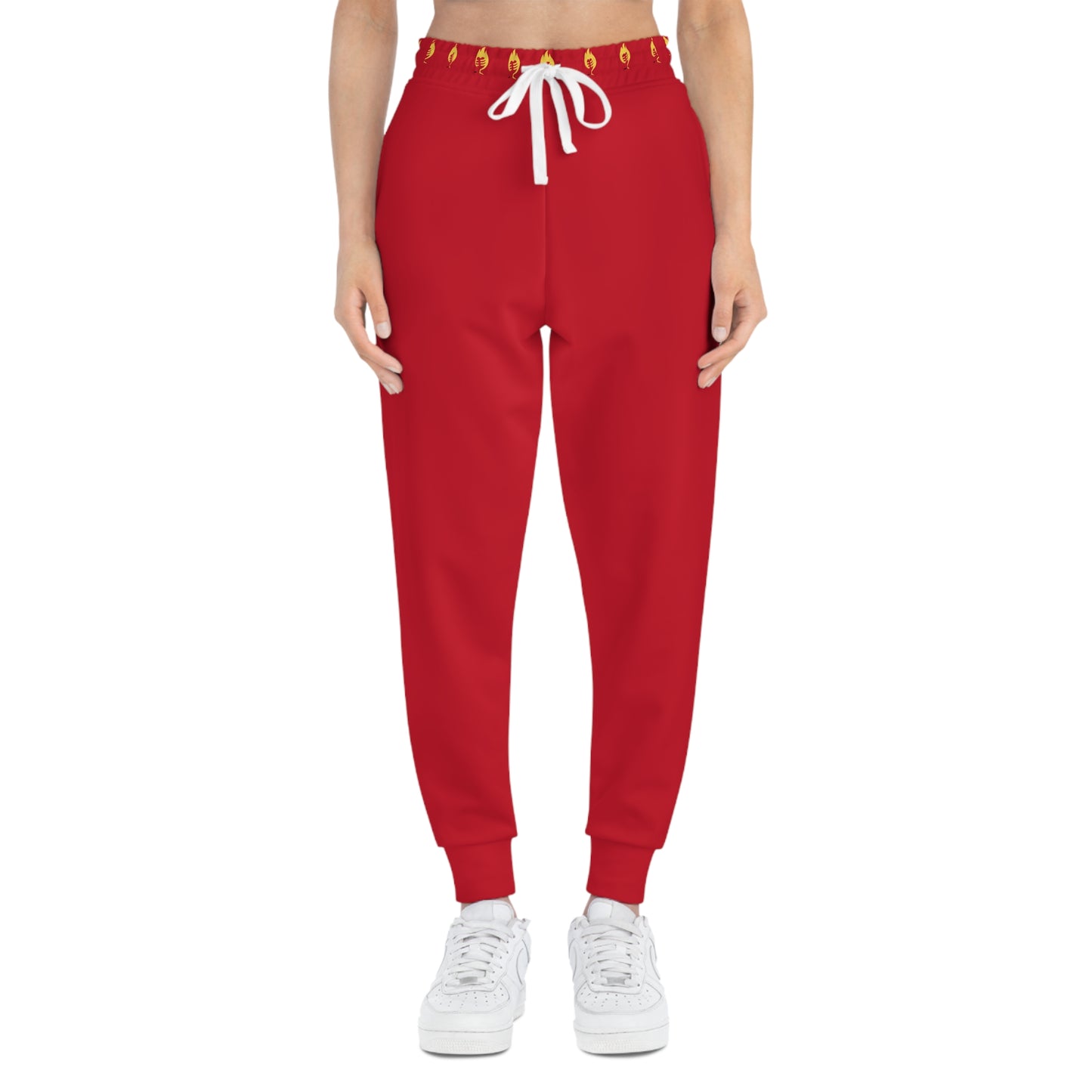 Athletic Joggers, Red