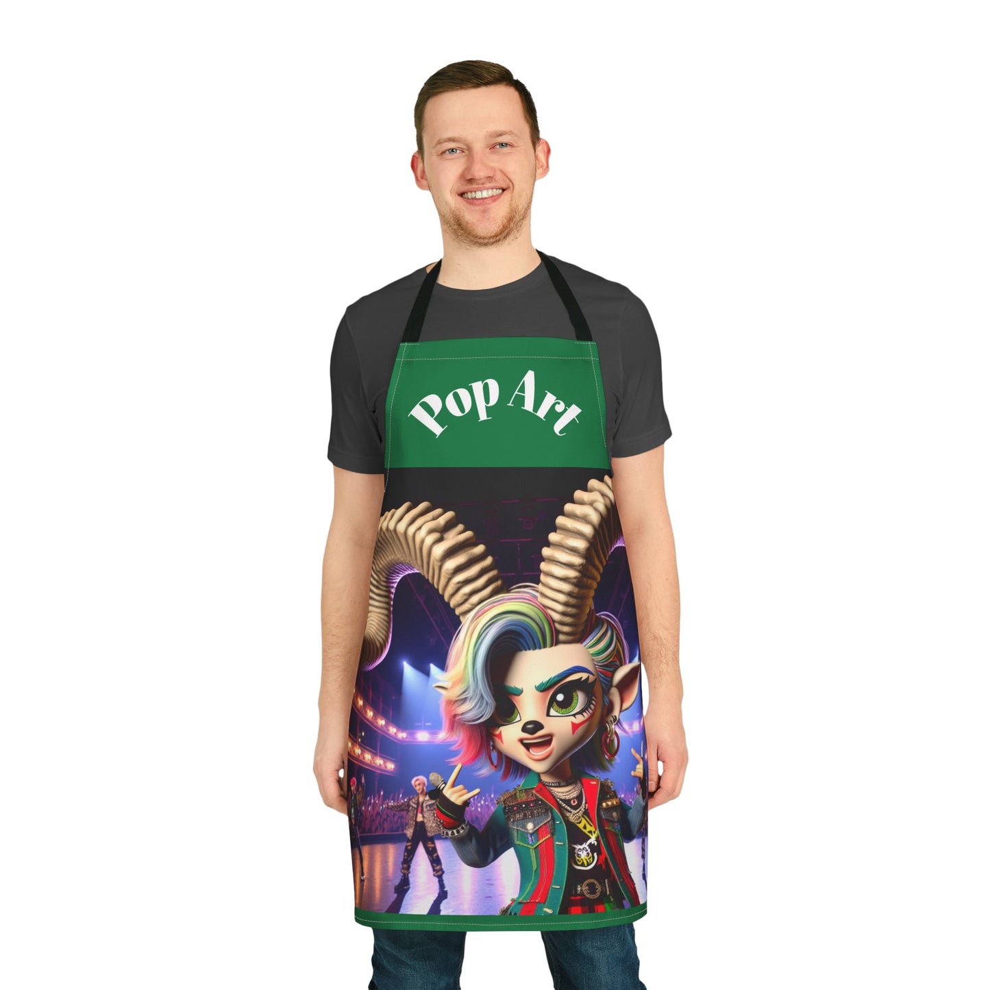Gen Zers Pop Art GOAT Apron