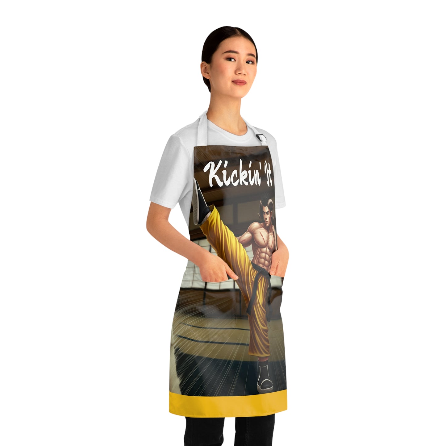 Kickin' It Martial Arts Goat Apron