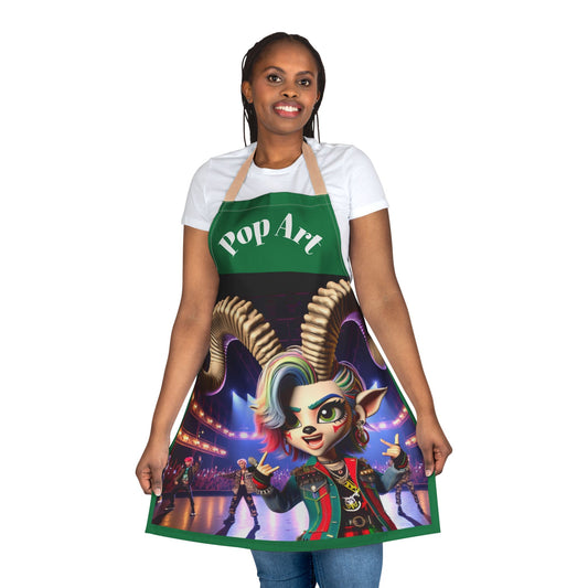 Gen Zers Pop Art GOAT Apron