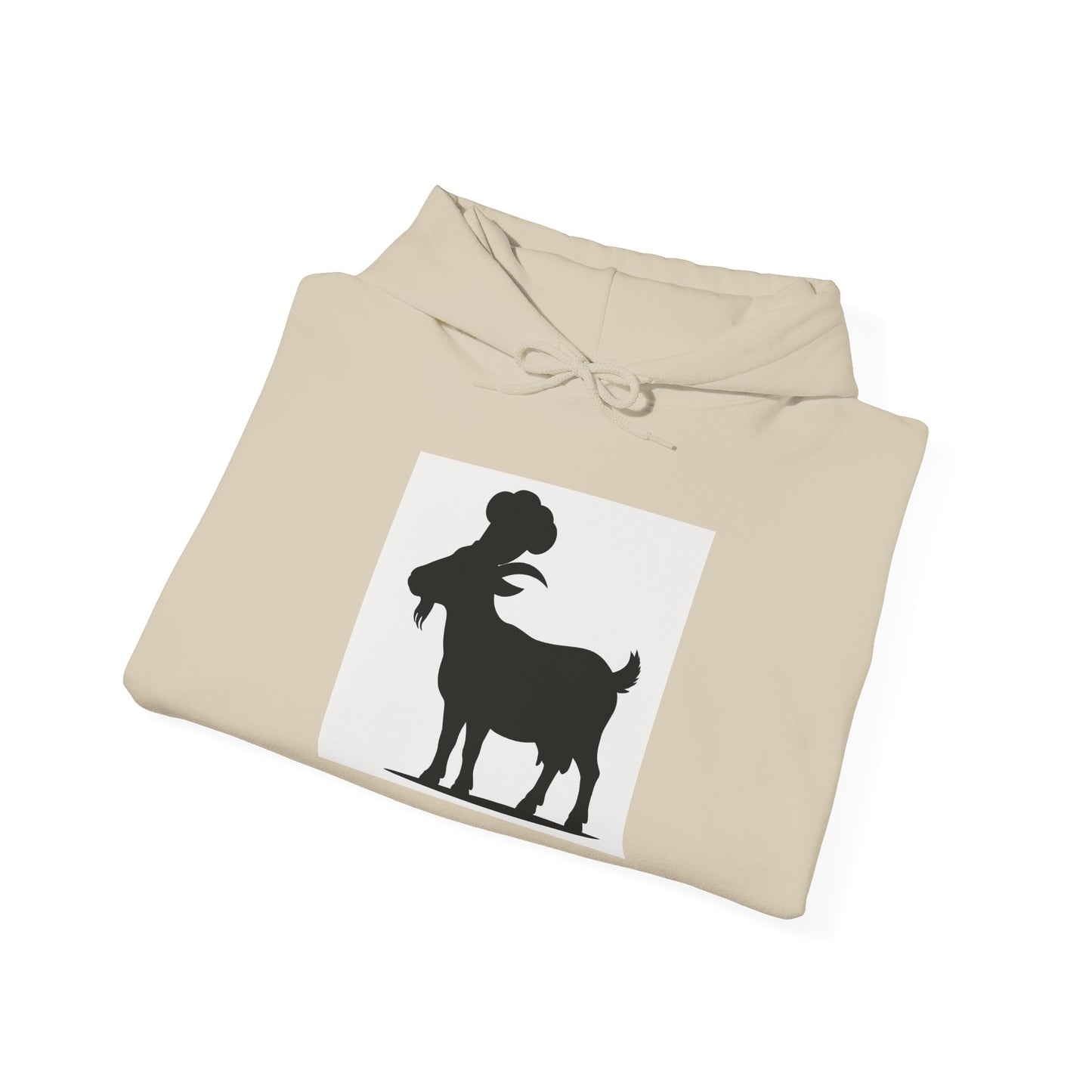 Goat Silhouette Hooded Sweatshirts - Select Colors