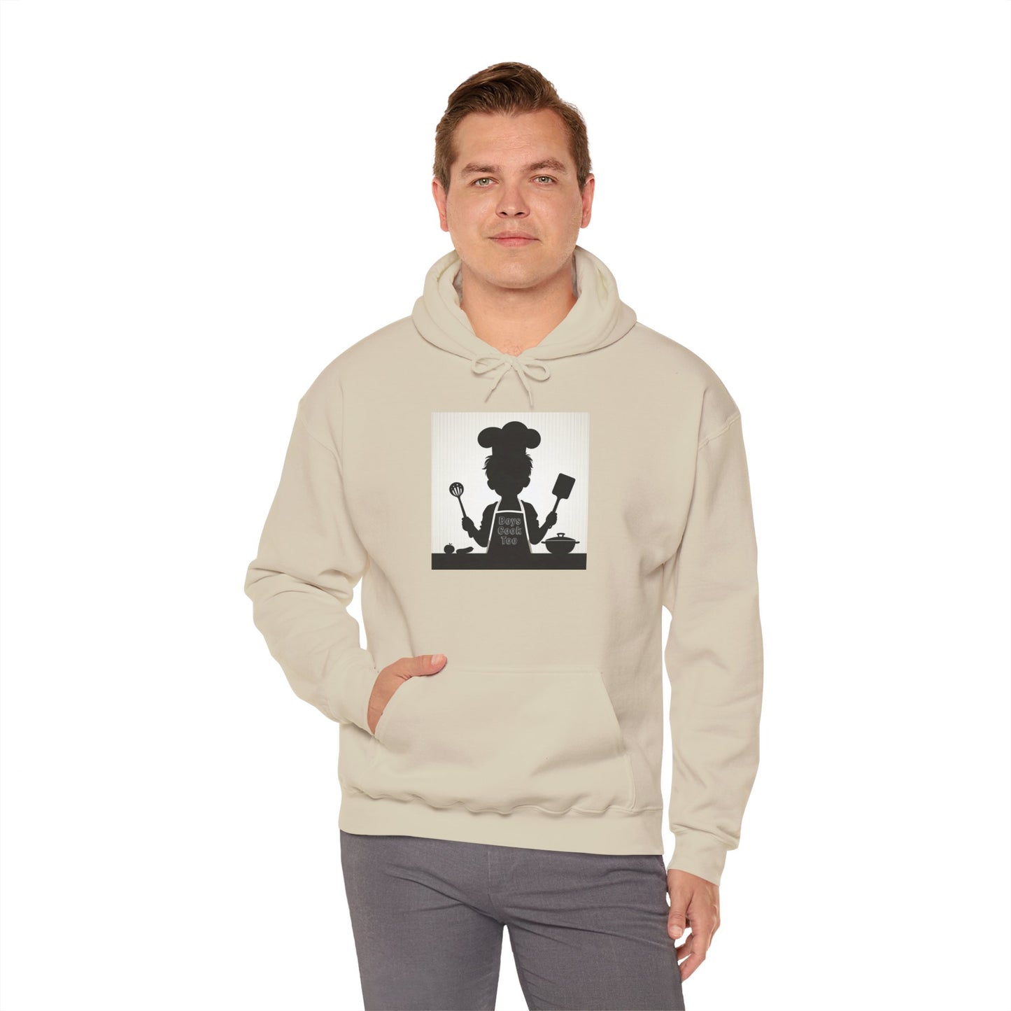 Chef Silhouette Hooded Sweatshirts - Top Pick in Select Colors