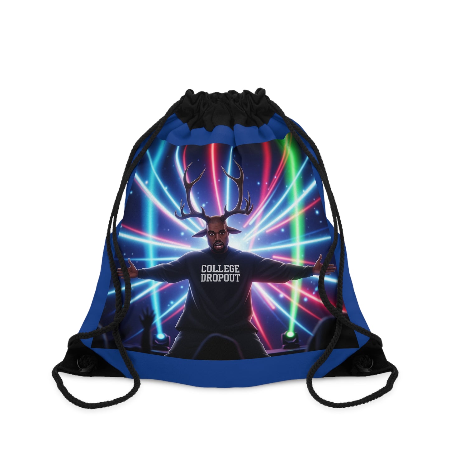 Music Producer Shrug Drawstring Bag