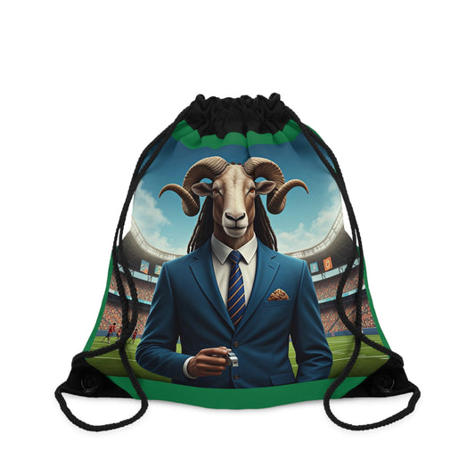 Goat Coach Drawstring Bag
