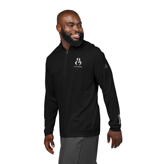 Embroidered Quarter-Zip Pullover – Athletic Performance Top