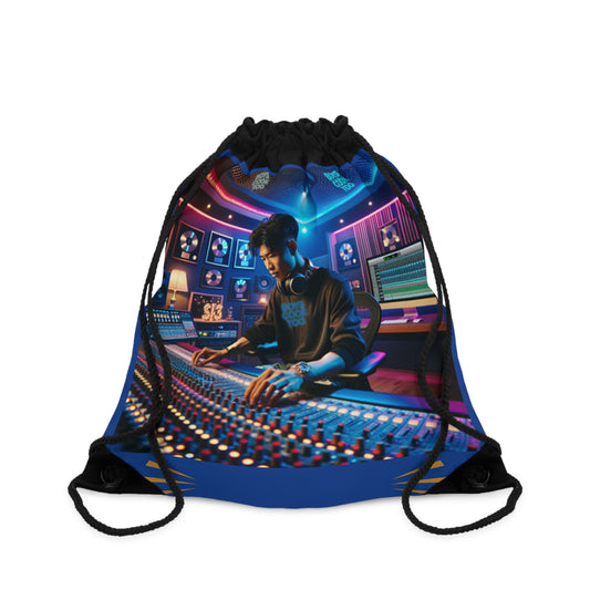 Music Production Studio Drawstring Bag