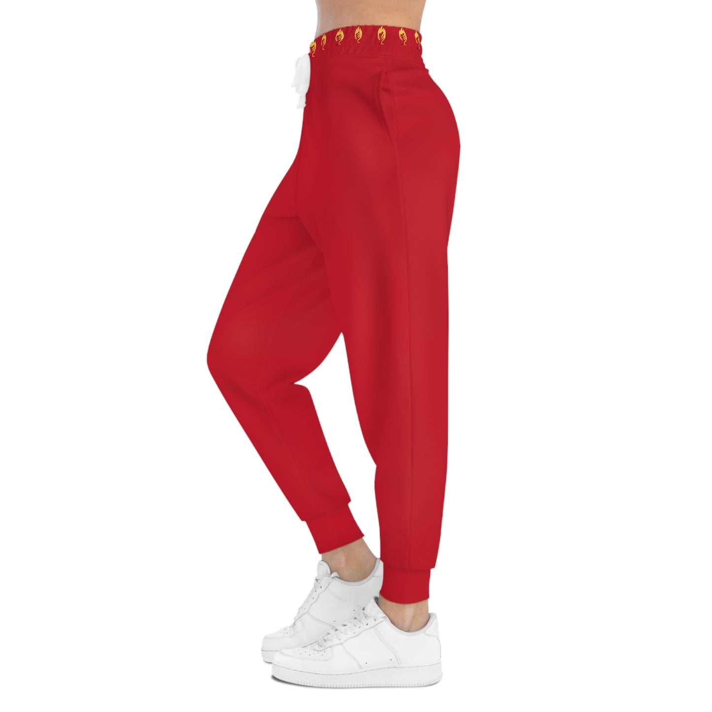 Athletic Joggers, Red