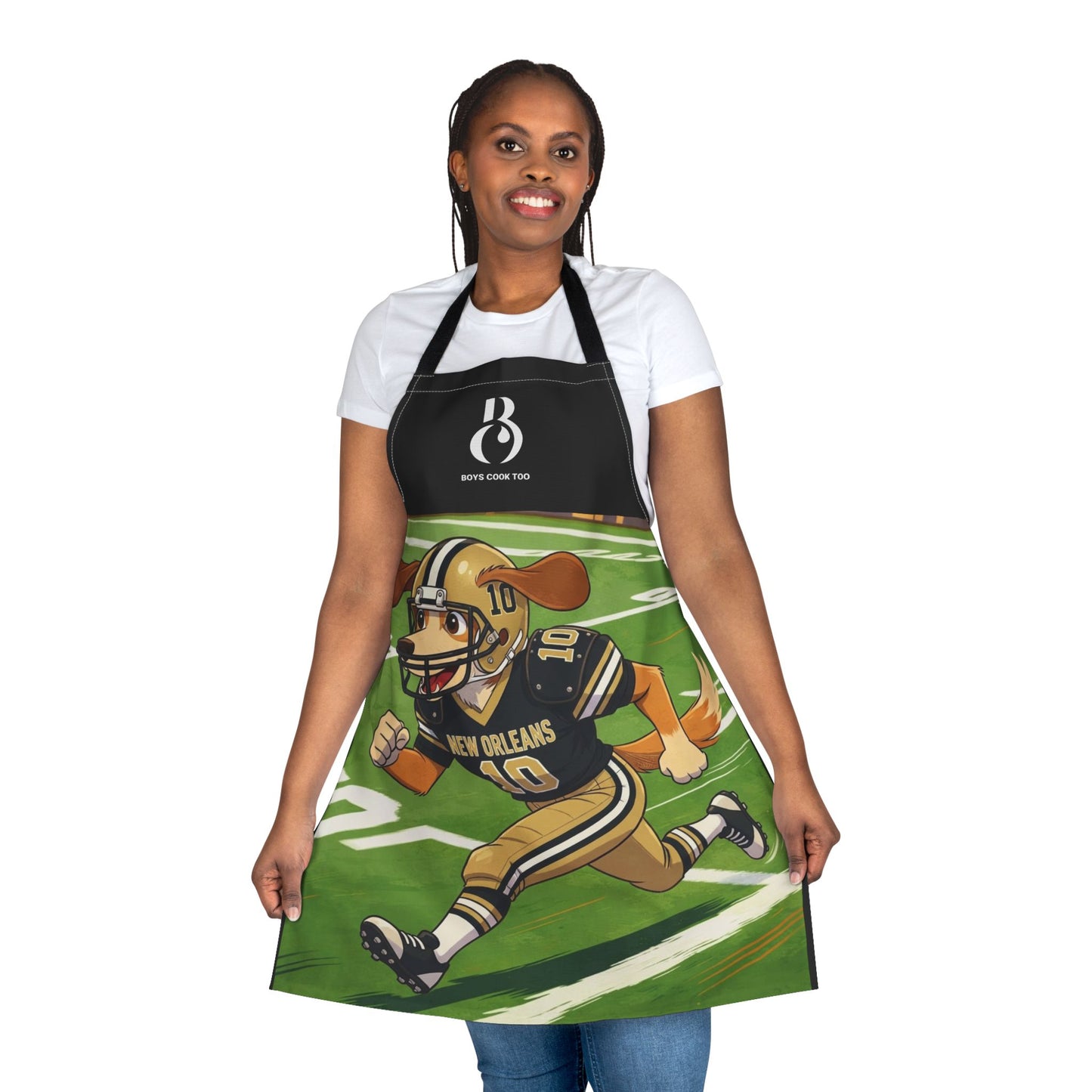 New Orleans Football Saints — Cute Dog Cooking Apron